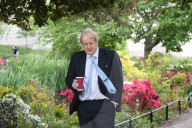 Boris Johnson walking in St James Park