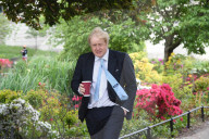 Boris Johnson walking in St James Park