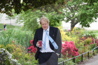 Boris Johnson walking in St James Park