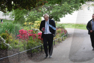 Boris Johnson walking in St James Park
