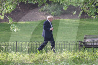 Boris Johnson walking in St James Park