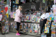 PEOPLE - Michelle Hunziker mit Tochter Aurora und Freundin Sara Daniele unterwegs in Bergamo