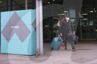 Luton airport briefly bursts into life, as Wizz Air flies in from Bulgaria.