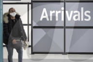 Luton airport briefly bursts into life, as Wizz Air flies in from Bulgaria.