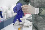 NEWS - Coronavirus:  Italien, Krankenhaus von Cremona, Coronavirus-Notfall
station