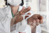NEWS - Coronavirus:  Italien, Krankenhaus von Cremona, Coronavirus-Notfall
station