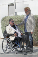 Big cat showmen Siegfried Fischbacher and Roy Horn attend a plaque unveiling bearing their names at Las VegasÍ Cleveland Clinic for Brain Health on SiegfriedÍs 79th birthday. 