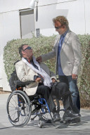 Big cat showmen Siegfried Fischbacher and Roy Horn attend a plaque unveiling bearing their names at Las VegasÍ Cleveland Clinic for Brain Health on SiegfriedÍs 79th birthday. 