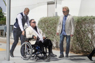 Big cat showmen Siegfried Fischbacher and Roy Horn attend a plaque unveiling bearing their names at Las VegasÍ Cleveland Clinic for Brain Health on SiegfriedÍs 79th birthday. 
