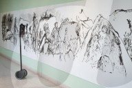 Quentin Blake robot art show during the coronavirus lockdown