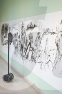 Quentin Blake robot art show during the coronavirus lockdown