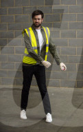 Comedian Jack Whitehall with volunteers from the Felix Project.