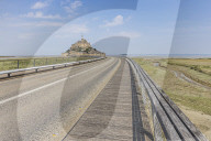NEWS - Coronavirus:  Leere Gassen in Le Mont-Saint-Michel
