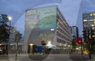 Florence Nightingale image is projected on to Guy's and St Thomas' hospitals to mark the 200th anniversary of the birth of Florence Nightingale,  International Nurses' Day and 2020 is the International Year of the Nurse and Midwife

Both hospitals are i