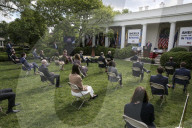 President Donald Trump Holds Press Briefing