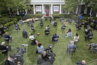 President Donald Trump Holds Press Briefing