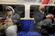 Jubilee Line tube commuters as lockdown eases