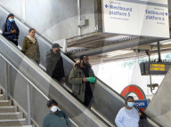 Jubilee Line tube commuters as lockdown eases