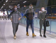 Jubilee Line tube commuters as lockdown eases