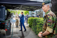 ROYALS -  Arbeitsbesuch von König Willem Alexander im Territorialen Operationszentrum