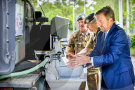 ROYALS -  Arbeitsbesuch von König Willem Alexander im Territorialen Operationszentrum