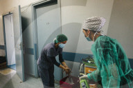 In the red zone in Sotiria hospital, Athens – a photo essay. Despite the fact that Greece’s hospitals have in recent years born the brunt of austerity measures, the country’s response to the Covid-19 pandemic has been heralded by some as an example t