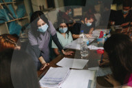 In the red zone in Sotiria hospital, Athens – a photo essay. Despite the fact that Greece’s hospitals have in recent years born the brunt of austerity measures, the country’s response to the Covid-19 pandemic has been heralded by some as an example t