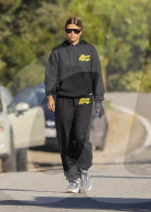 PREMIUM EXCLUSIVE Sofia Richie hiking in Malibu as Scott Disick is in rehab