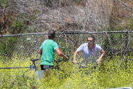 One Direction singer Harry Styles, 26, enjoys an hour-long electric bike ride through Malibu with Rande Gerber, 56. 