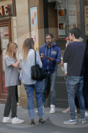 NEWS - Coronavirus: BevÃ¶lkerte Ufer des Kanals St-Martin in Paris