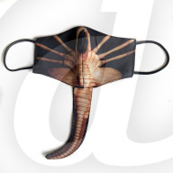FEATURE -  Hält Abstand: Grusel-Gesichtsmaske aus "Alien"