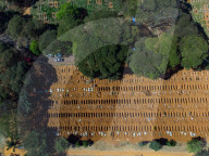 NEWS - Coronavirus: Hunderte neuer GrÃ¤ber werden auf dem Friedhof von Vila Formosa in Sao Paulo ausgehoben