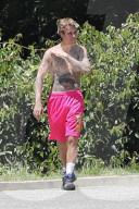 Justin Bieber Seen Playing Basketball with his Bodyguard