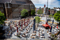 NEWS - Coronavirus: Restaurants und Cafes in Rotterdam mit Sicherheitsabstand