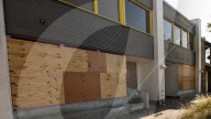 NEWS - USA Unruhen: Verbarrikadierte Shops in Los Angeles