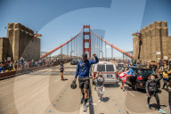 NEWS - USA Unruhen: Proteste auf der Golden Gate Bridge von San Francisco