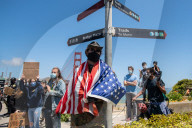 NEWS - USA Unruhen: Proteste auf der Golden Gate Bridge von San Francisco
