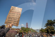 NEWS - USA Unruhen: Proteste auf der Golden Gate Bridge von San Francisco