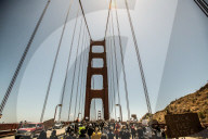 NEWS - USA Unruhen: Proteste auf der Golden Gate Bridge von San Francisco