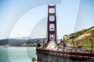 NEWS - USA Unruhen: Proteste auf der Golden Gate Bridge von San Francisco