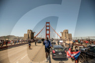 NEWS - USA Unruhen: Proteste auf der Golden Gate Bridge von San Francisco