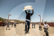 NEWS - USA Unruhen: Proteste auf der Golden Gate Bridge von San Francisco