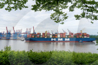 NEWS - Das grösste Containerschiff der Welt HMM Algeciras legt in Hamburg an