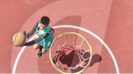 FEATURE - Zhang Jiacheng aus China ist auch als Einarmiger ein echter Basketball-Crack
