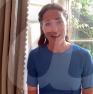 Kate Middleton recycles favourite blue dress for latest video message