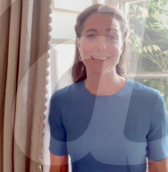 Kate Middleton recycles favourite blue dress for latest video message