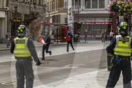 Black Lives Matter in Trafalgar square, and being harrassed by EDL supporters.