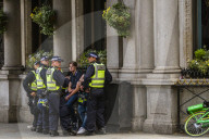 Black Lives Matter in Trafalgar square, and being harrassed by EDL supporters.