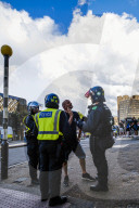 Black Lives Matter in Trafalgar square, and being harrassed by EDL supporters.