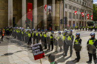 Black Lives Matter in Trafalgar square, and being harrassed by EDL supporters.